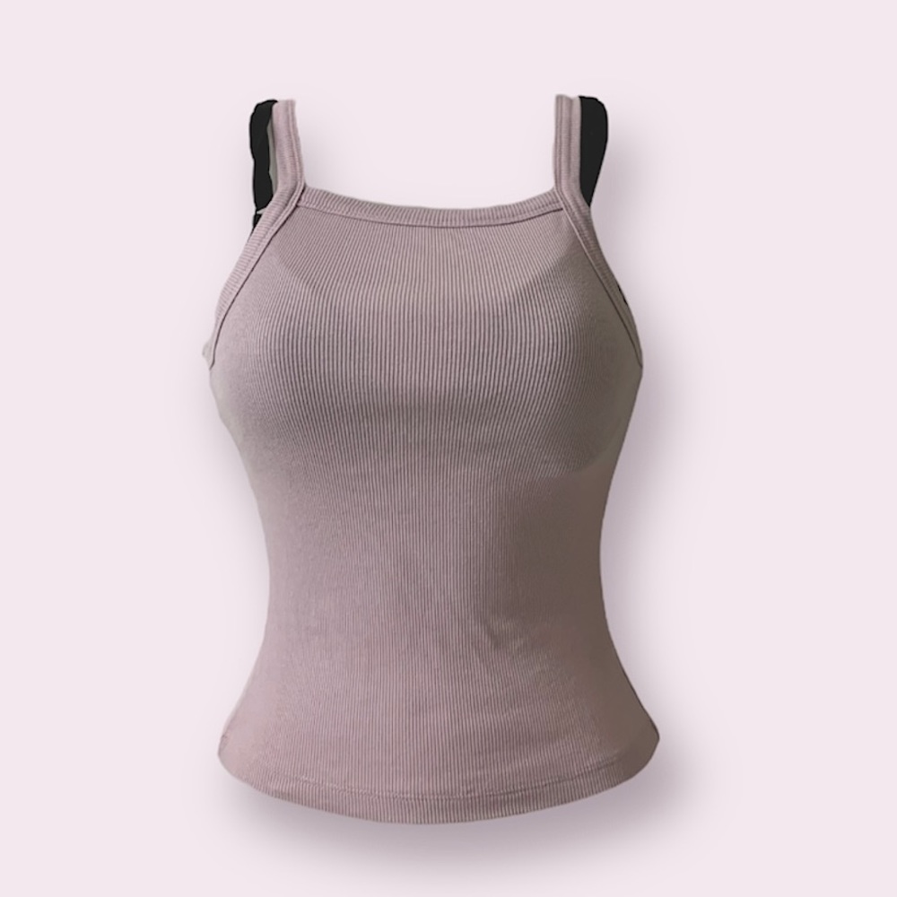 Pink/Purple SO Ribbed Tank Top